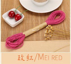 Color hemp rope 3 strands 1.5mm/2mm 10m photo wall special hemp rope DIY hand-woven hemp rope decorative rope