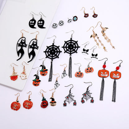 Fashion Skull Alloy Plating Women's Drop Earrings 1 Pair