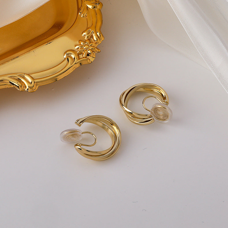 Retro Fashion Simple Style C-shaped Ear Clips