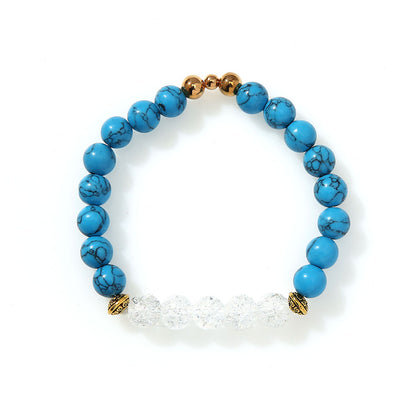 European And American Fashion Beaded Snowflake Bracelet Bohemian Turquoise Beaded Bracelets