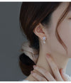 1 Pair Sweet Flower Plating Alloy Ear Studs