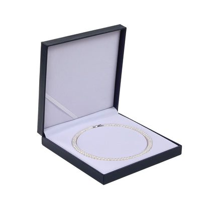 High-end PU leather pearl necklace jewelry box Mother's Day gift box jewelry generous packaging gift box wholesale