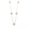 Moderate Luxury Geometric Titanium Steel 18K Gold Plated Necklaces