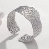 Expressive Stripe Stainless Steel Electroplating Bangles