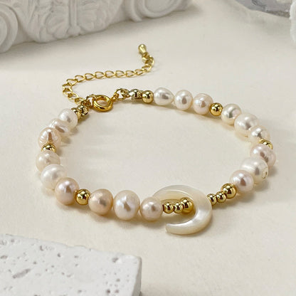 Fashion Moon Pearl Handmade Bracelets 1 Piece