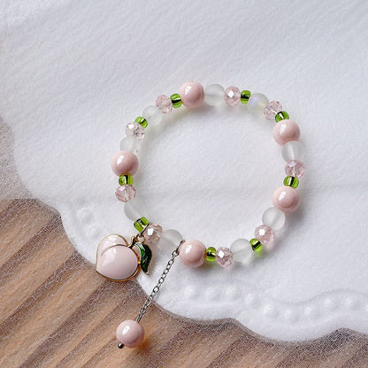 Simple Style Fruit Alloy Beaded Bracelets