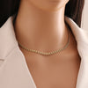 Expressive Heart Stainless Steel Electroplating Necklaces