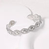 Expressive Eye Stainless Steel Electroplating Bangles