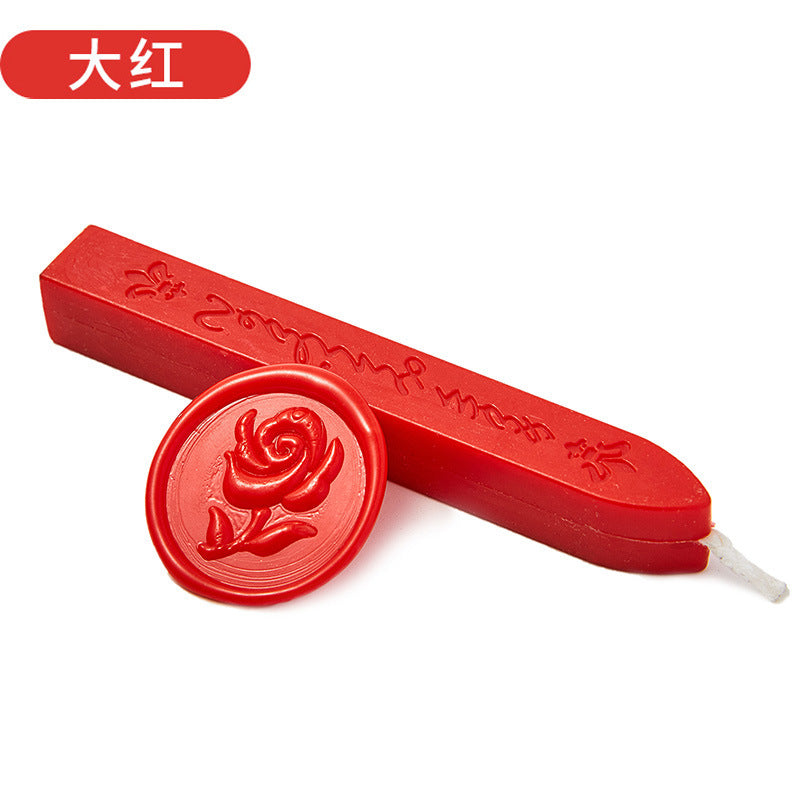 Fire lacquer wax printing mud retro fire lacquer with core wax stick arrow pattern fire lacquer wax sealing wax strip sealing printing mud fire lacquer seal