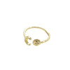 hot sale opening sun moon daisy ring literary niche design sense light luxury personality simple ring