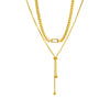 Korean Chain Titanium Steel Electroplating Necklaces