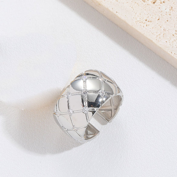 Cross-border hits, exaggerated personality, retro geometric, versatile rings, delicate fashion trends, adjustable rings