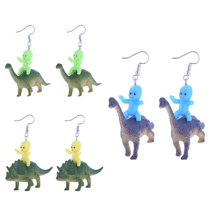 Funny Cartoon Animal Cute Baby Doll Earrings Wholesale