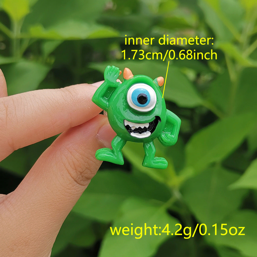 Wholesale Jewelry Cartoon Resin Frog Ring Gooddiy