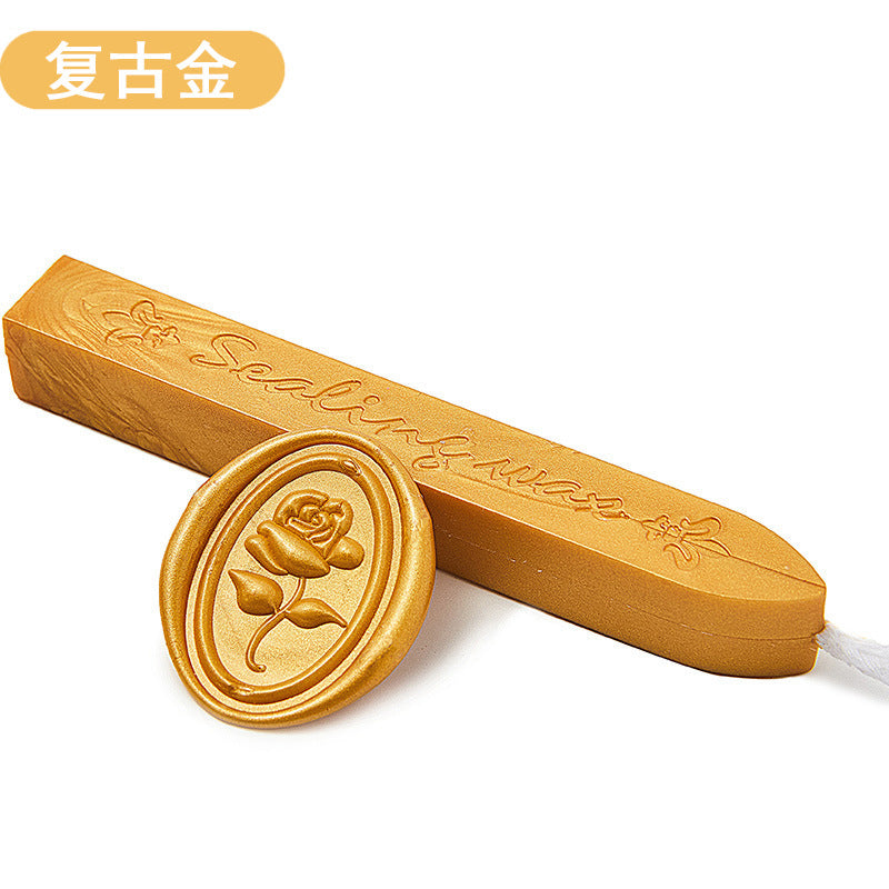 Fire lacquer wax printing mud retro fire lacquer with core wax stick arrow pattern fire lacquer wax sealing wax strip sealing printing mud fire lacquer seal