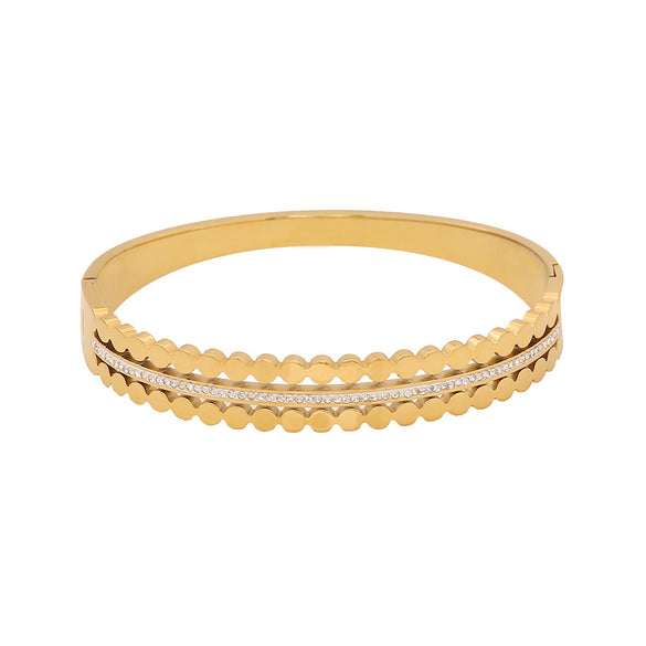 Fashion Stainless Steel Electroplating Bangles