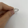 Cross-border new 26 initials micro-inlaid zircon open rings ins style personalized design English letter jewelry
