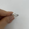 Cross-border new 26 initials micro-inlaid zircon open rings ins style personalized design English letter jewelry