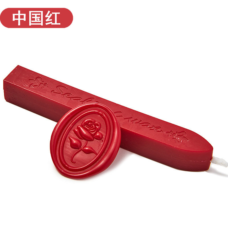 Fire lacquer wax printing mud retro fire lacquer with core wax stick arrow pattern fire lacquer wax sealing wax strip sealing printing mud fire lacquer seal