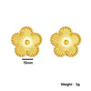 Minimalist Round Geometric Stainless Steel 18K Gold Plated Necklaces