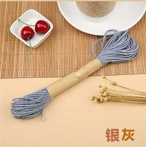 Color hemp rope 3 strands 1.5mm/2mm 10m photo wall special hemp rope DIY hand-woven hemp rope decorative rope