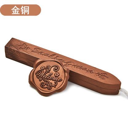 Fire lacquer wax printing mud retro fire lacquer with core wax stick arrow pattern fire lacquer wax sealing wax strip sealing printing mud fire lacquer seal