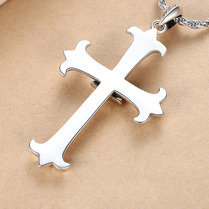 Streetwear Cross Copper Pendant Necklace