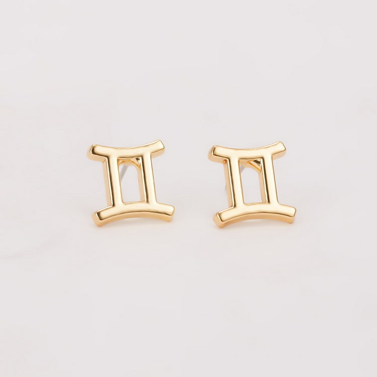 Wholesale Jewelry 1 Pair Fashion Constellation Alloy Ear Studs