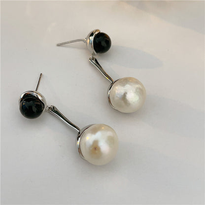 Wholesale Jewelry Simple Style Water Droplets Artificial Pearl Pearl Inlay Earrings