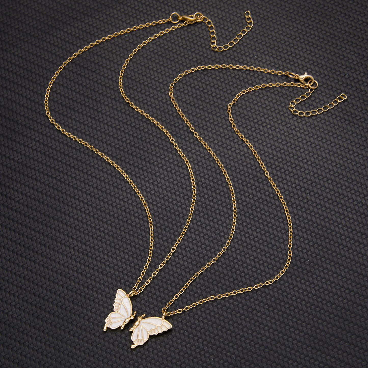 Sweet Simple Style Butterfly Alloy Plating Women's Pendant Necklace