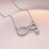 Number Letter Text Titanium Steel 18K Gold Plated Necklaces