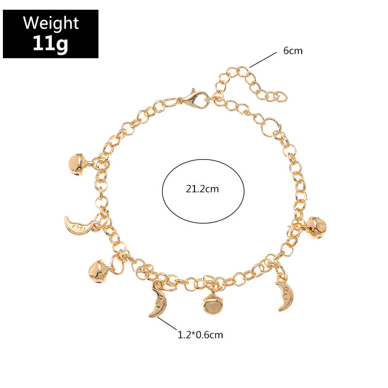 Simple Shell Starfish Diamond Anklet Wholesale