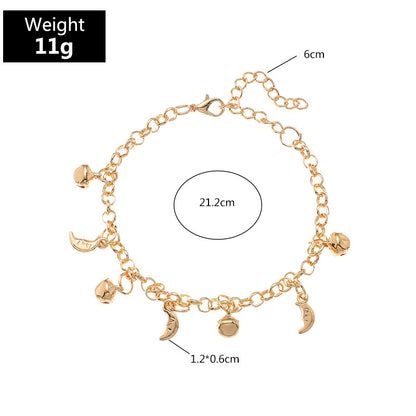 Simple Shell Starfish Diamond Anklet Wholesale