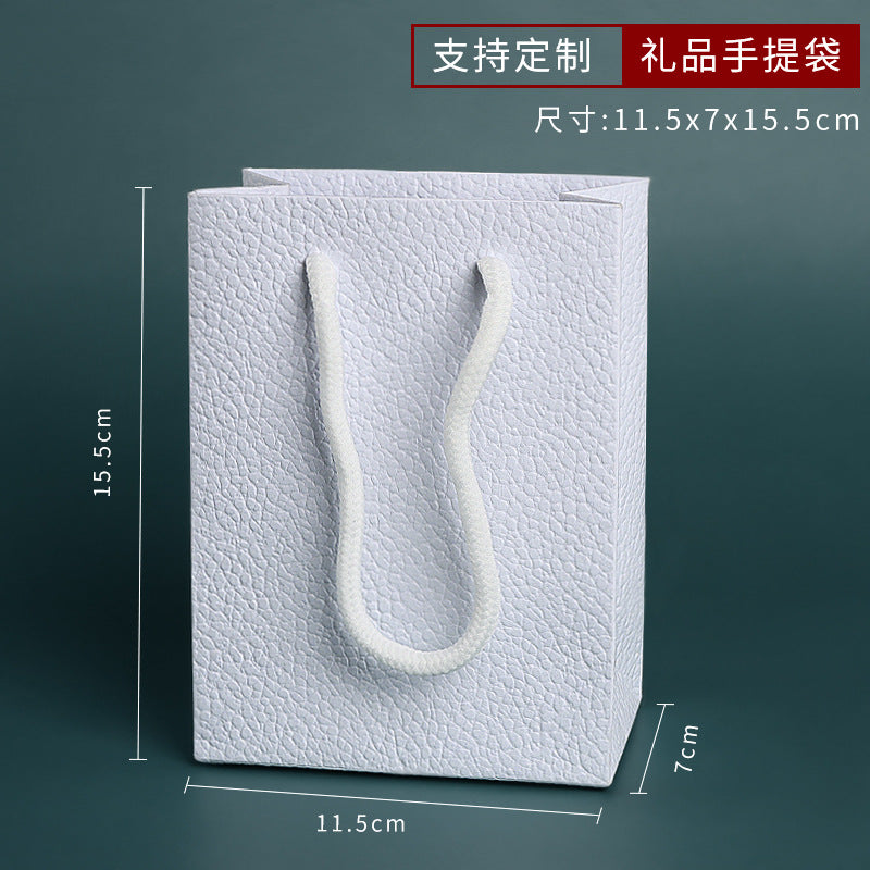 Spot Xiangxiang high-grade texture imitation leather pattern jewelry box jewelry necklace handbag packaging box wholesale discount can be determined