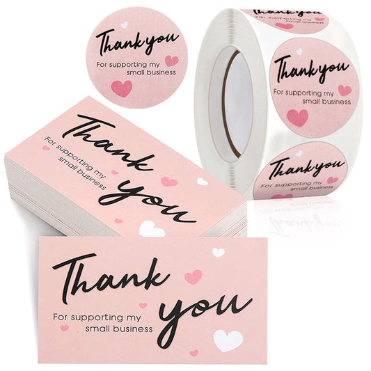 Wholesale Thank You Stickers for Small Businesses