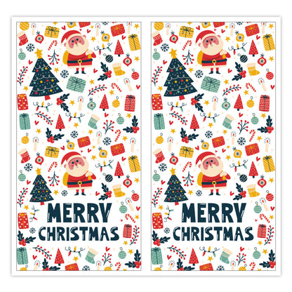 Christmas and New Year Gift Box Sealing Stickers