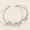 popular water drop square zircon bracelet cross-border personalized design flower welding rhinestone hand jewelry