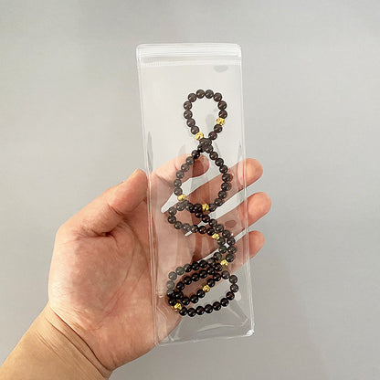 One piece, wholesale price, sealed bag, bracelet, jewelry, PVC jewelry bag, Wenwan earrings, storage, transparent plastic self-sealing bag.