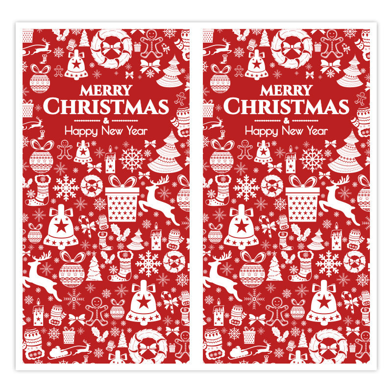 Christmas and New Year Gift Box Sealing Stickers