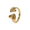 Expressive Heart Heart Stainless Steel Electroplating Rings