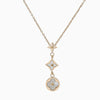 Natural Geometric Titanium Steel 18K Gold Plated Necklaces