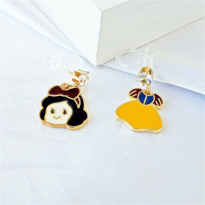 Cute Cartoon Alloy Earrings Stainless Steel Earrings