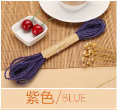 Color hemp rope 3 strands 1.5mm/2mm 10m photo wall special hemp rope DIY hand-woven hemp rope decorative rope