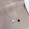 Cartoon Flower Gourd Geometric Titanium Steel Electroplating Necklaces