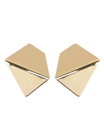 1 Pair Simple Style Geometric Plating Copper Ear Studs