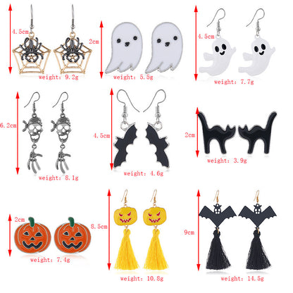 Fashion Skull Alloy Plating Women's Drop Earrings 1 Pair