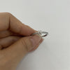 Cross-border new 26 initials micro-inlaid zircon open rings ins style personalized design English letter jewelry