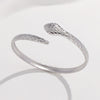 Expressive Stripe Stainless Steel Electroplating Bangles