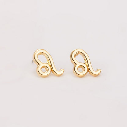 Wholesale Jewelry 1 Pair Fashion Constellation Alloy Ear Studs