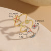 hot sale opening sun moon daisy ring literary niche design sense light luxury personality simple ring